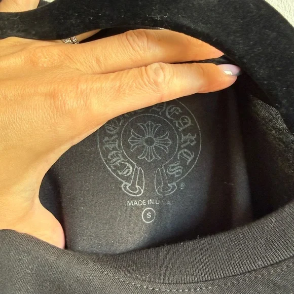 NWOT AUTHENTIC CHROME HEARTS Black Unisex Graphic T-Shirt - Picture 5 of 5